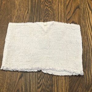 Poupette St. Barth White Smocked Top